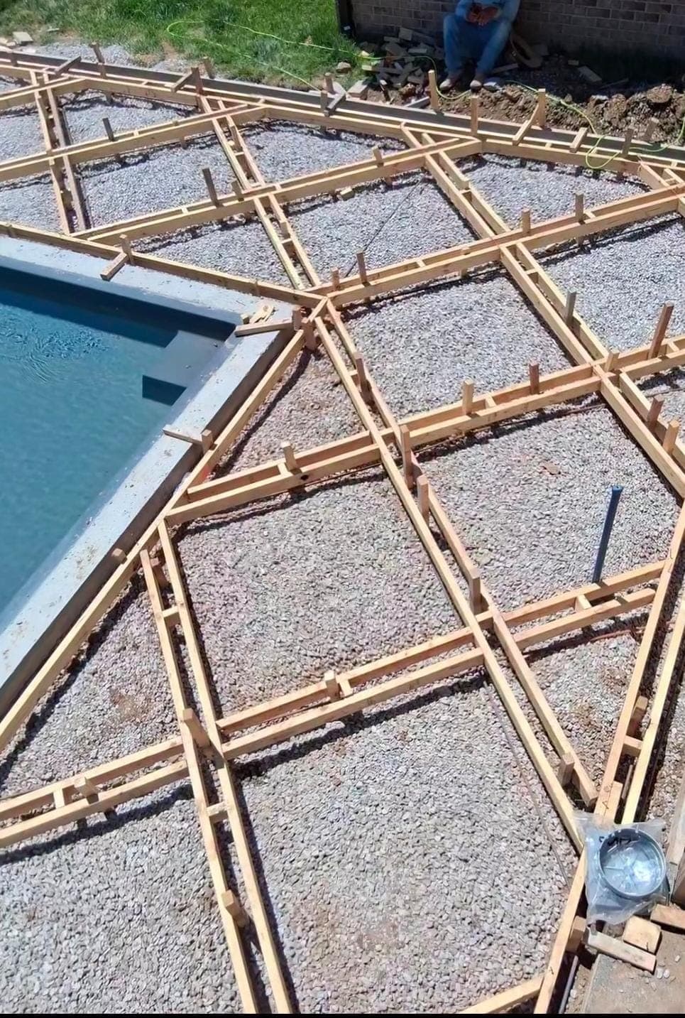 Pool Deck Slab Installation